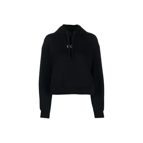 EMPORIO ARMANI EA7 Свитшот Женский Черный