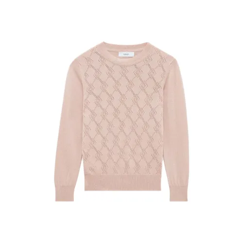 PRINGLE OF SCOTLAND SS24 Кашемир Свитер Женский Розовый