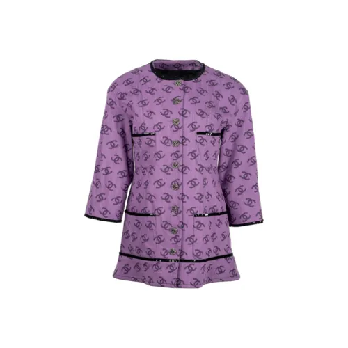 CHANEL Фиолетовые Женские Куртки