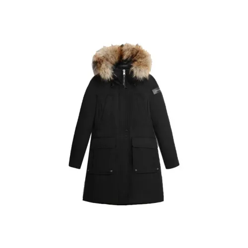 WOOLRICH Черные Женские Пуховики