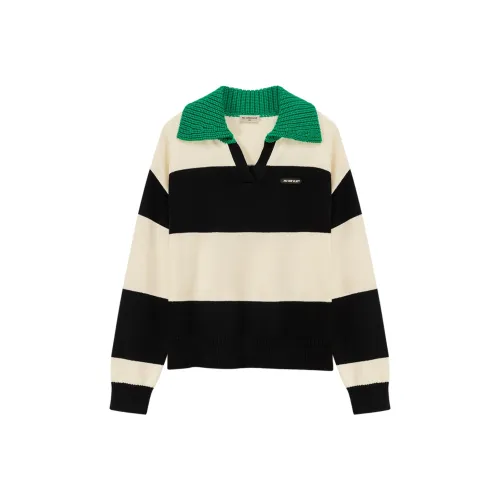 NO ONE ELSE Черно-белые полосы Женские Трикотаж