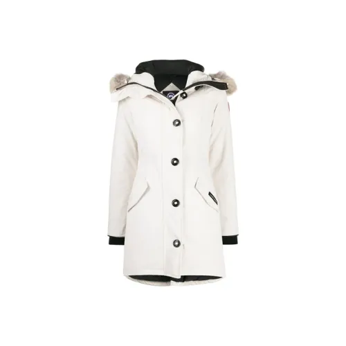 Canada Goose Rossclair Series Пуховик Зимний Женский Рассвет Белый