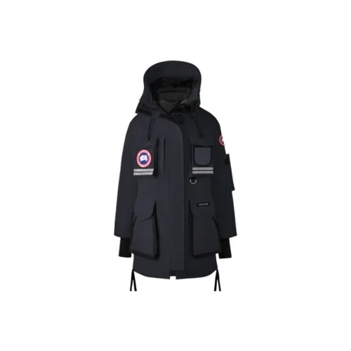 Canada Goose Snow Mantra Series Пуховик PARKA Пальто Женские Темно-синий