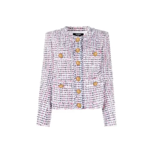 BALMAIN Светло-фиолетовые Женские Куртки