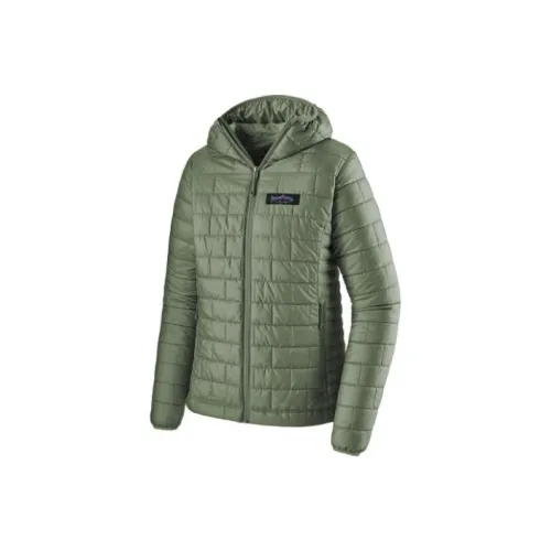 Patagonia Nano Puff® Fitz Roy Trout HOODY Куртки Пальто Женские