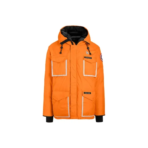 Canada Goose x OVO совместный бренд Пуховик Зимний Женский Оранжевый