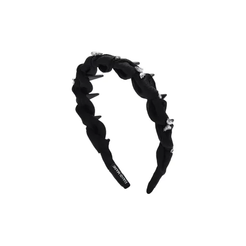 ROYALSASA Шелковый шифон искусственный кристалл ободки для волос женские