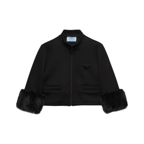 PRADA SS25 Куртки и Пальто Женские Черные