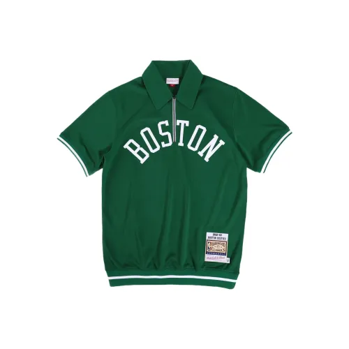 MITCHELL NESS Mitchell Ness NBA series Рубашка Унисекс Зеленый