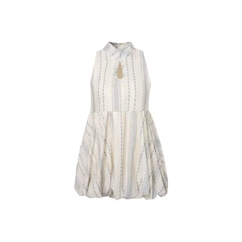 SYEEE WITH U Майка Женская Бежевая