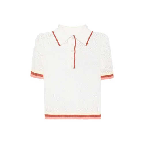 Zimmermann FW24 Поло Женское Белое