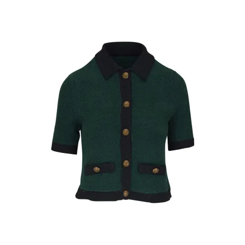 Veronica Beard FW24 Трикотаж Женский Темно-зеленый