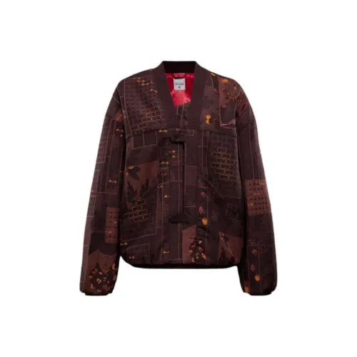 nike Куртки и Пальто Женские Бордовый