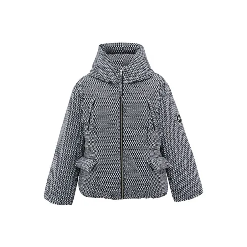 IMMI Однотонный с капюшоном пуховик женский