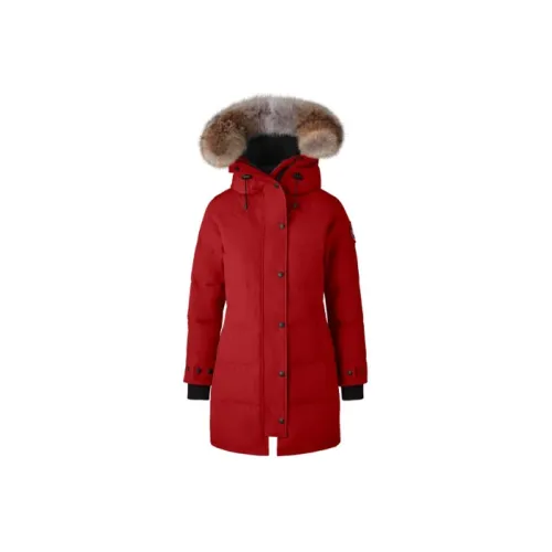 Canada Goose Shelburne Series Пуховик Женские Сандаловое дерево