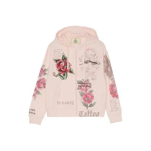 Ed Hardy Розовые Женские Куртки