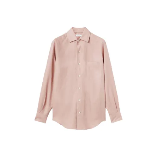 Loro Piana FW24 Winter Sun Рубашка Женские Impressionist Розовый