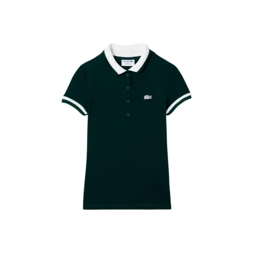 LACOSTE Поло Женское Зеленое