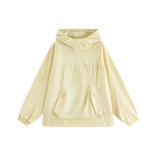 Juden Choi Куртки Пальто Женские Абрикос