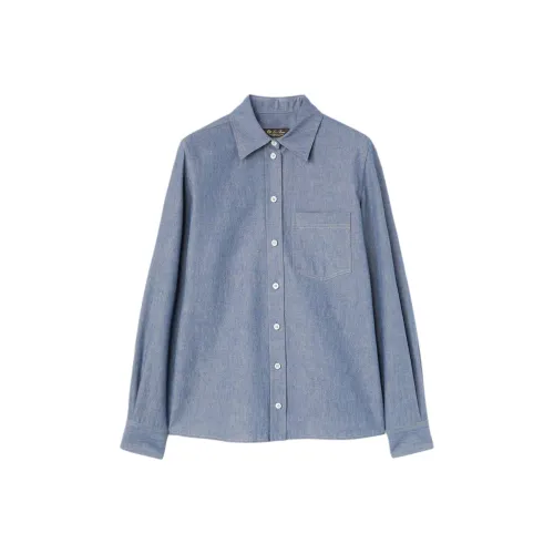 Loro Piana Рубашка Женская Chambray Blue