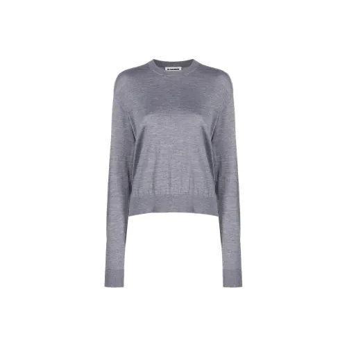 JIL SANDER Серый Женские Кашемировые Свитеры