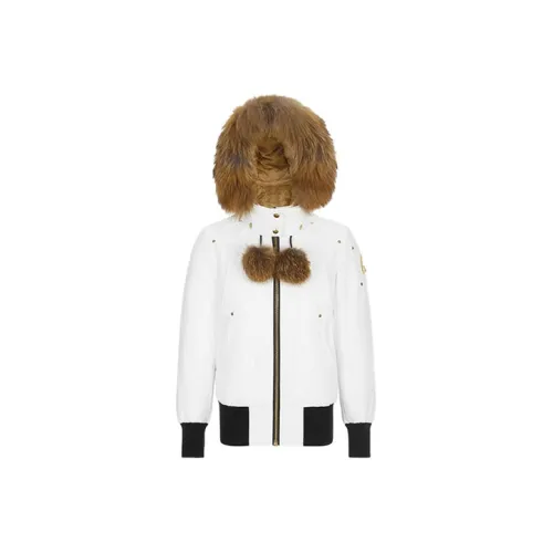 Moose Knuckles FW21 Пуховик Женские Молочный Белый