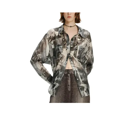 Karl Lagerfeld Рубашка Женская Черно-Белая