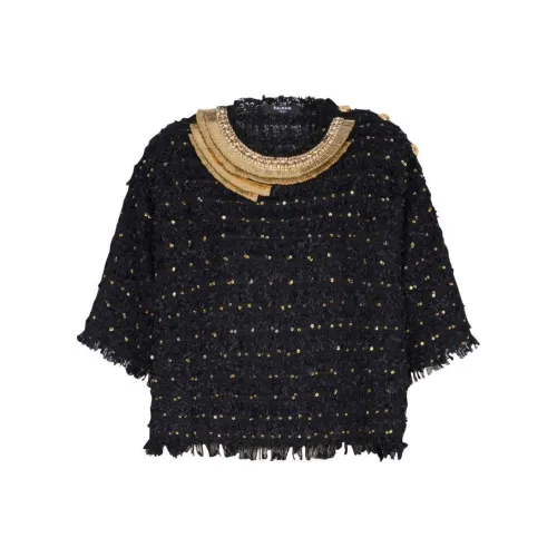 BALMAIN Черные Женские Куртки