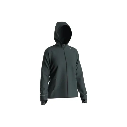 DECATHLON Куртки и пальто женские темно-серый зеленый