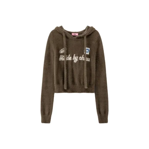 CHUU Горчичный зеленый Женский трикотаж