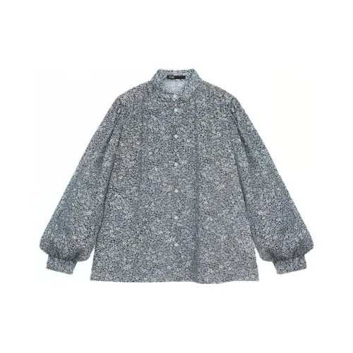 Maje Черные/Белые Женские Рубашки