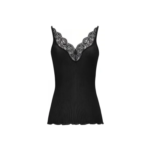 SAINT LAURENT Топ на бретелях Женский Черный