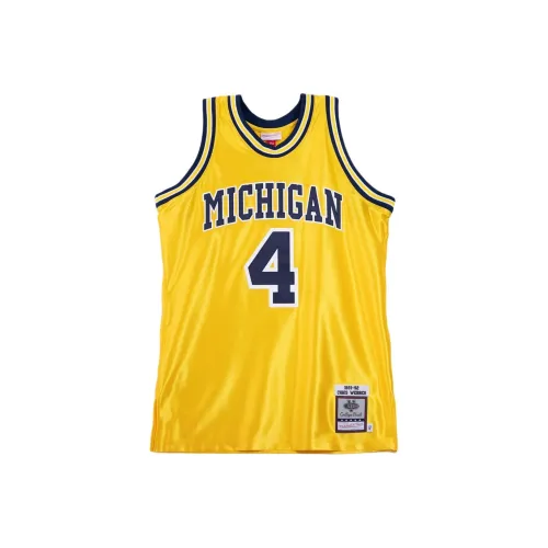 MITCHELL NESS Баскетбольная Джерси Унисекс Желтая