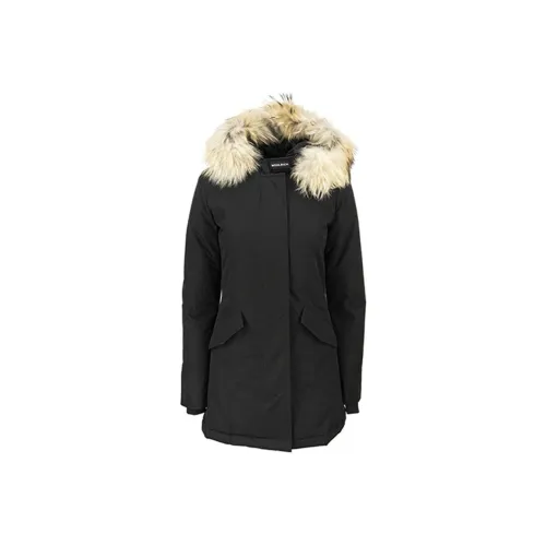 WOOLRICH Пуховик Пальто Женское Черное