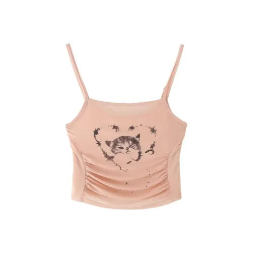 ASW ONLINE Топ на бретелях Женский Розовый