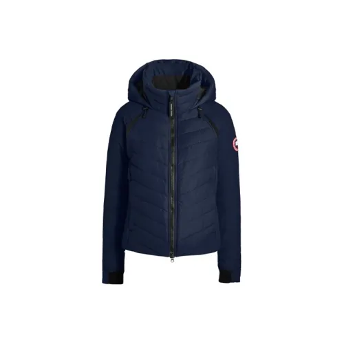 Canada Goose HyBridge Series PUFFER Основа Пуховик Зимний Женские Церулеан Синий