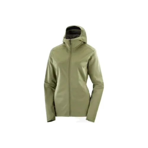 SALOMON Gore Te Куртка Женская Темный Лишайниковый Зеленый