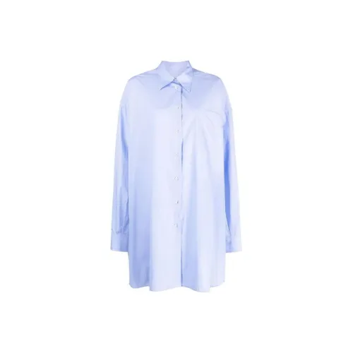 Maison Margiela Синие Женские Рубашки