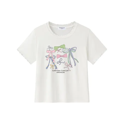 CHOCOOLATE T Рубашка Женская Белая