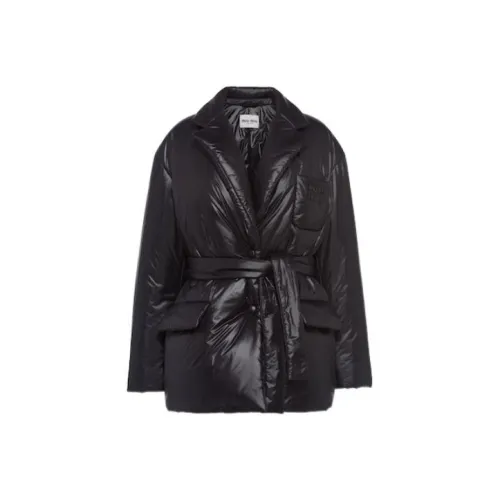 MIU MIU FW22 Пуховик Женский Черный