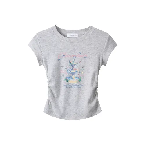 CHOCOOLATE T Рубашка Женская GYX Серый