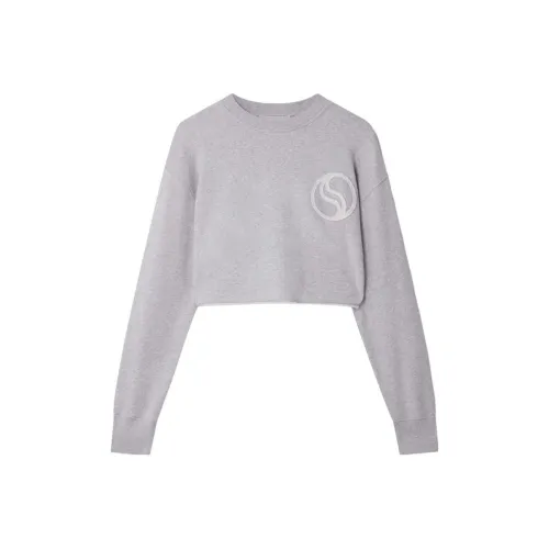 Stella McCartney FW23 Толстовка Женская Серого цвета