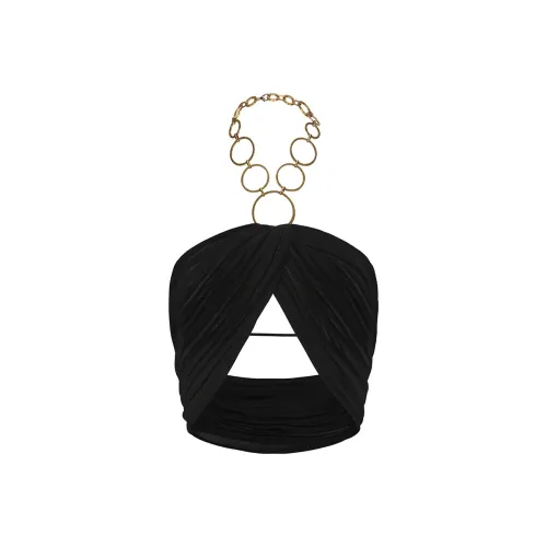 NANA JACQUELINE Без бретелек Топ Женский Черный