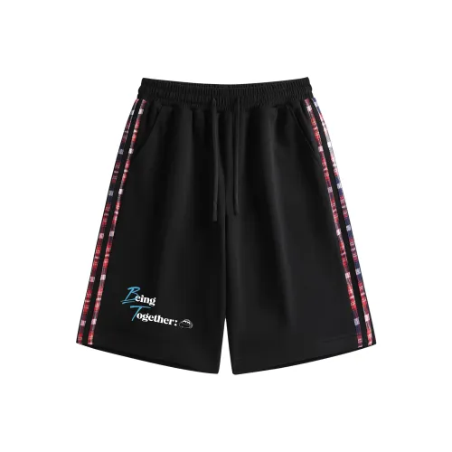 Crayon Shinchan Повседневные шорты Унисекс Активный черный и белый