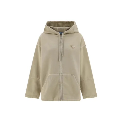 PRADA Куртки и Пальто Женские Хаки