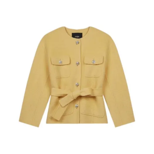 Maje Желтые Женские Куртки