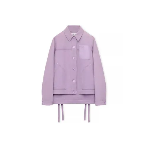 LOEWE SS23 Фиолетовые Женские Куртки