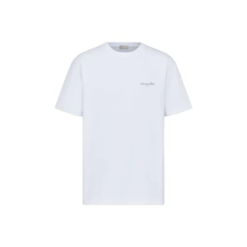 DIOR Белая Мужская T-Рубашка