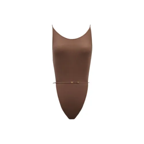SAINT LAURENT SS24 Комбинезон Женский Коричневый