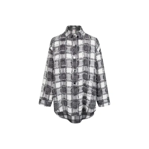 UPNANAWANG Серые Женские Рубашки